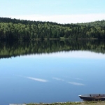 Lac Canoe à la pourvoirie Rudy