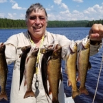 Peche a la truite sur le lac Boswell