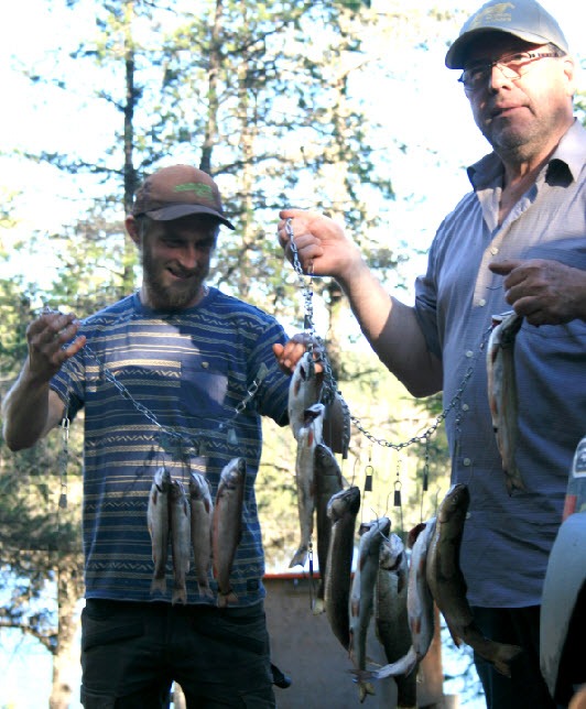 pêche truite pourvoirie rudy